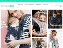Tablet Screenshot of nurturenest.com.au